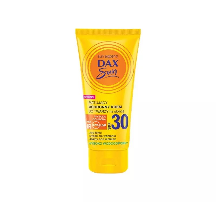 DAX SUN MATUJĄCY KREM OCHRONNY DO TWARZY NA SŁOŃCE SPF30 50ML