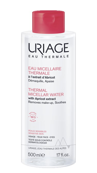 URIAGE Thermal Micellar Water płyn micelarny z ekstraktem z moreli do skóry wrażliwej 500ml