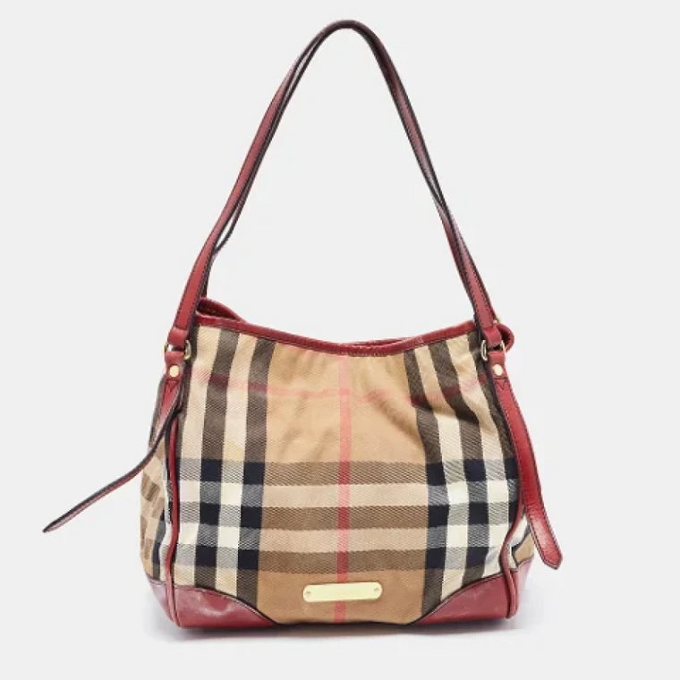 Pre-owned Leather shoulder-bags Burberry Vintage