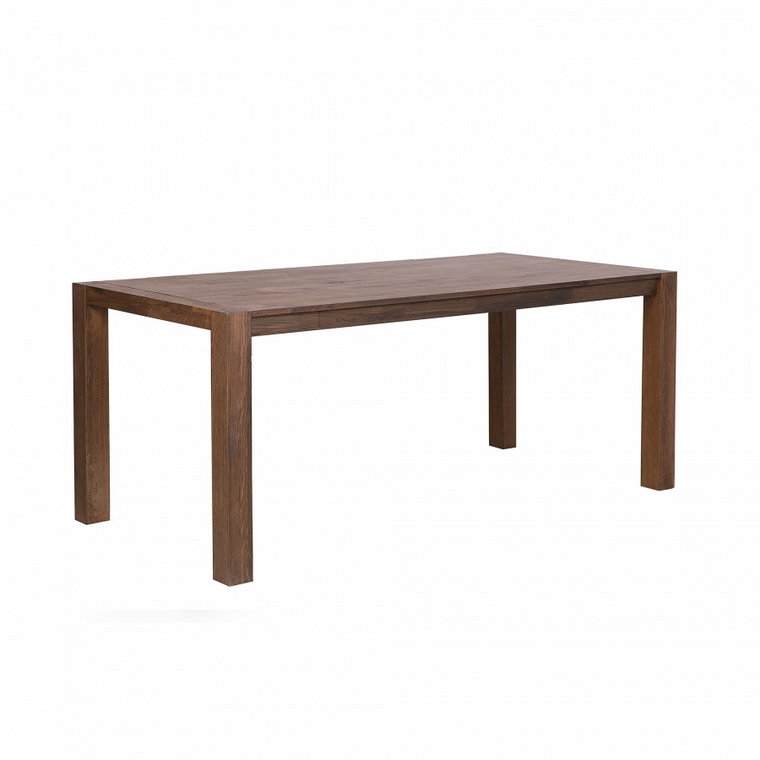 Stół do jadalni drewniany ciemny brąz 150 x 85 cm NATURA kod: 4251682213349