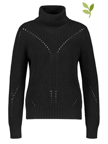 TAIFUN Sweter w kolorze czarnym
