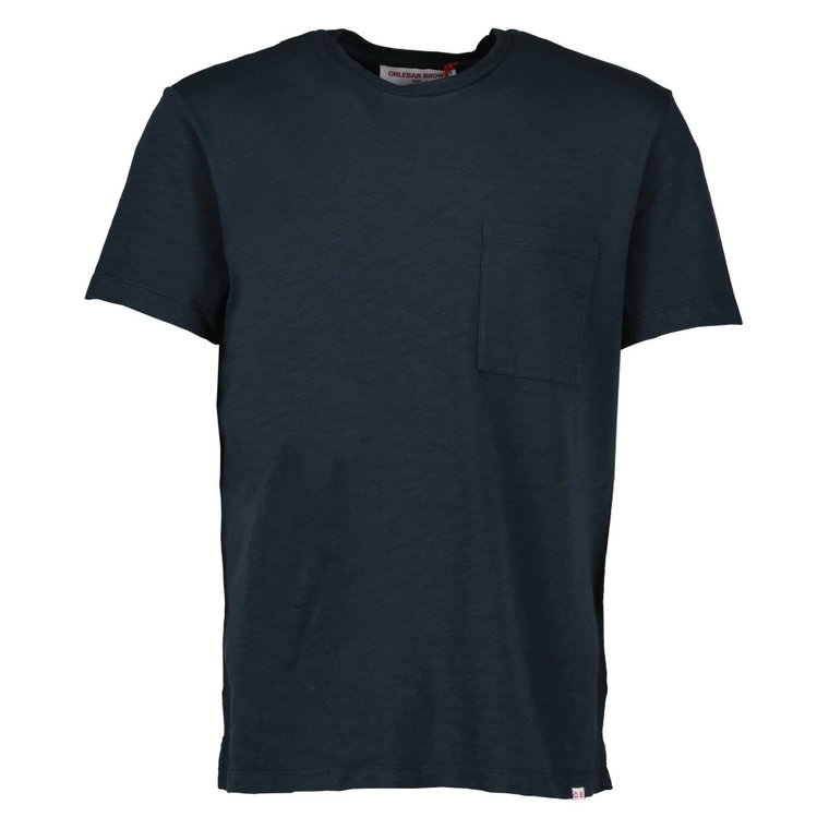 Klasyczny Bawełniany T-shirt z Okrągłym Dekoltem Orlebar Brown