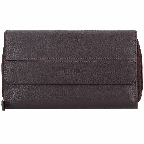 mano Don Tommas Wallet Leather 17,5 cm braun