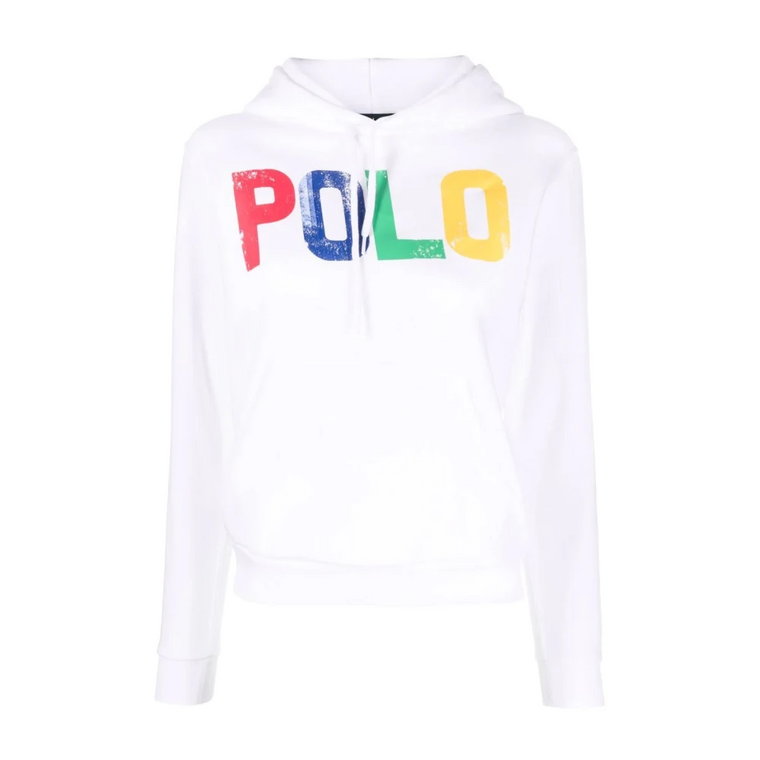 Kolorowy Logo Hoodie dla kobiet Ralph Lauren