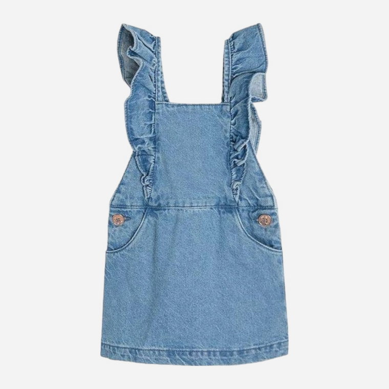 Jeansowa sukienka dziecięca dla dziewczynki Cool Club CJG2413056 110 cm Niebieska (5903977187222). Sukienki na ramiączkach dziewczęce