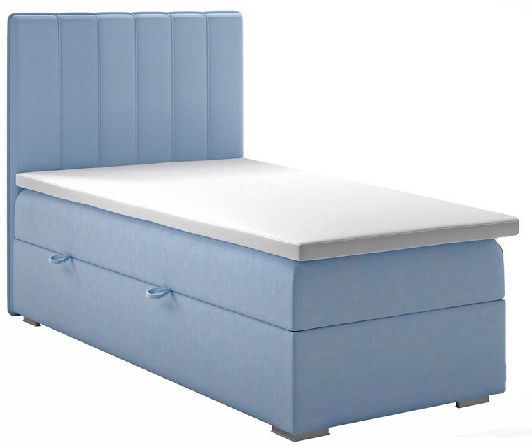 Pojedyncze łóżko boxspring Provence 80x200 - 32 kolory