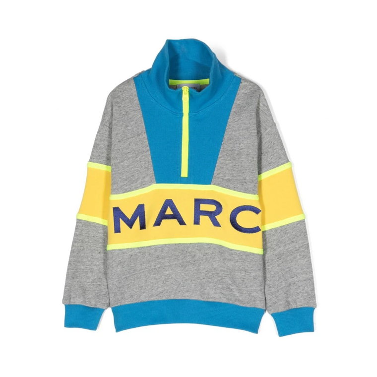 Wygodny Szary Sweter dla Chłopców Marc Jacobs