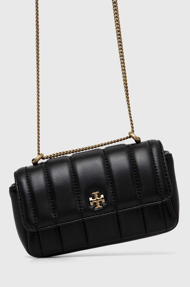 Tory Burch torebka skórzana Kira Mini kolor czarny 142567.001