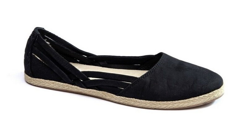 Buty damskie espadryle półbuty Ugg Tippie rozmiar 36 czarne skórzane