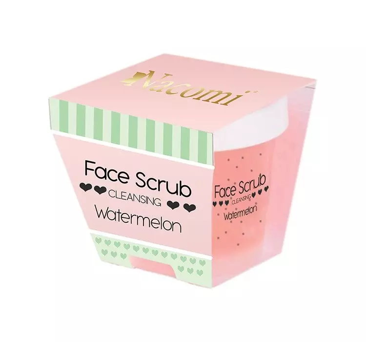 NACOMI FACE SCRUB ODŚWIEŻAJĄCY PEELING DO TWARZY I UST ARBUZ 80G