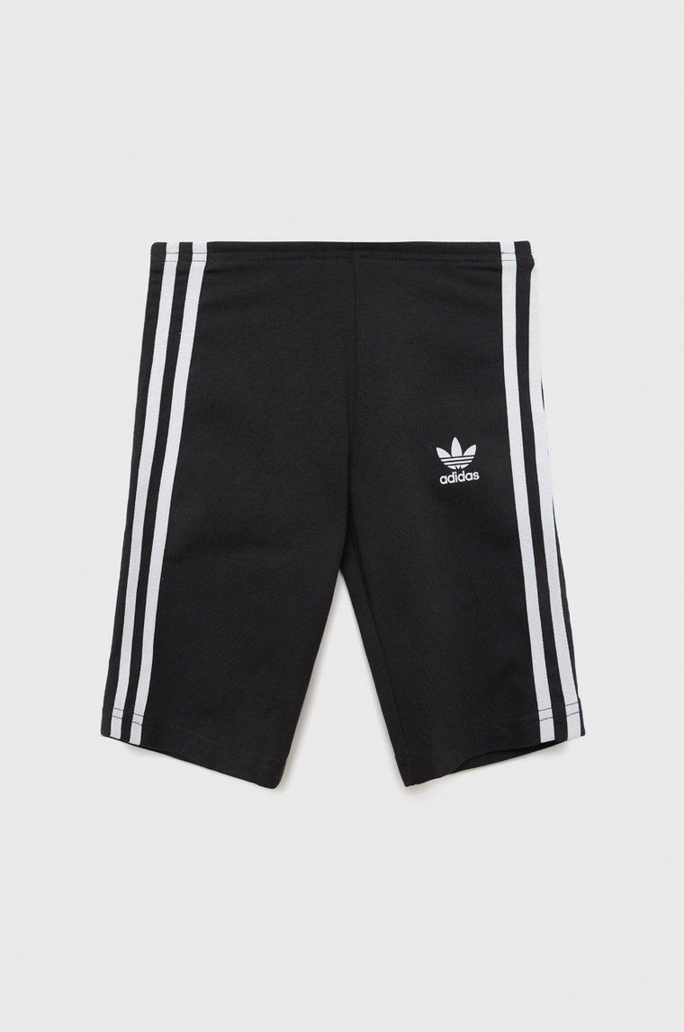 adidas Originals szorty dziecięce HD2038 kolor czarny z aplikacją