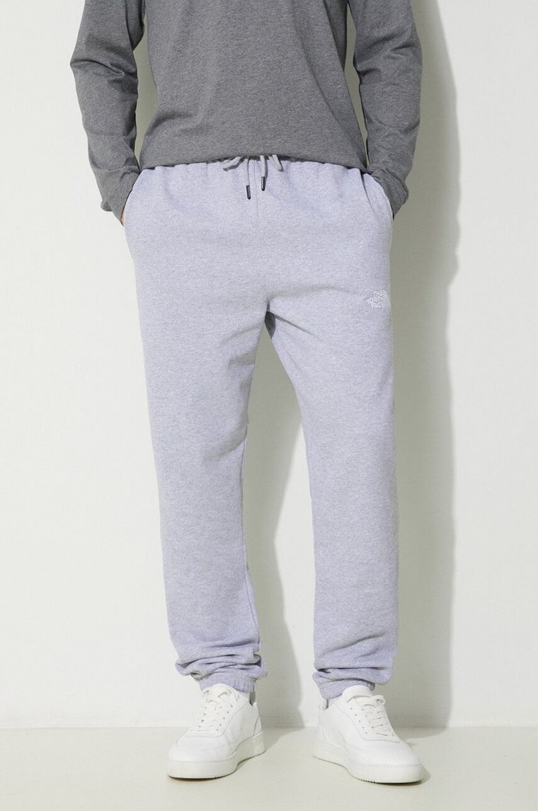 The North Face spodnie dresowe M Essential Jogger kolor szary melanżowe NF0A7ZJBDYX1