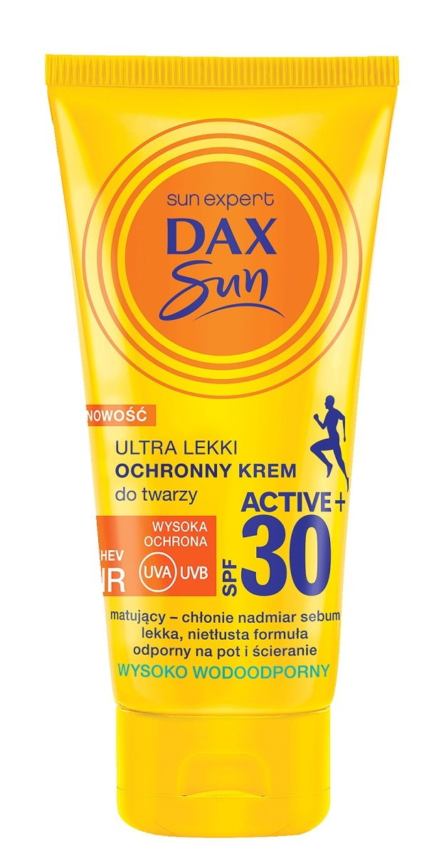Dax Sun Active - Ultra lekki ochronny Krem do twarzy SPF30 50 ml