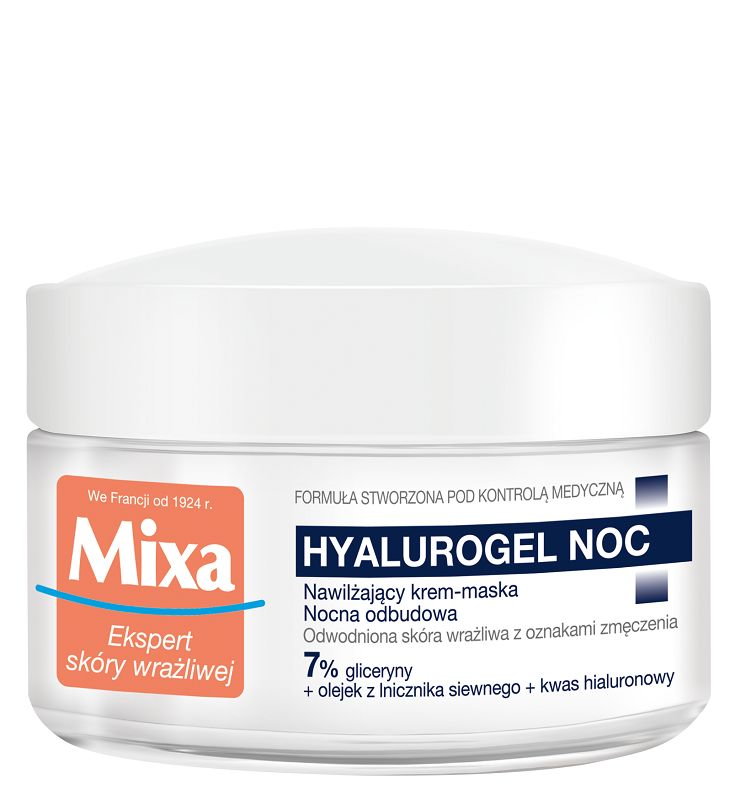 Mixa Hyalurogel - krem-maska na noc 50ml