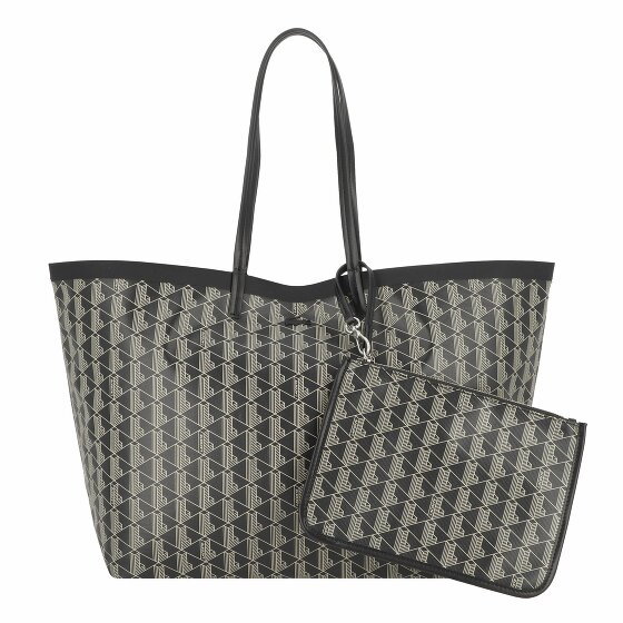 Lacoste Zely Shopper Bag 39 cm noir beige