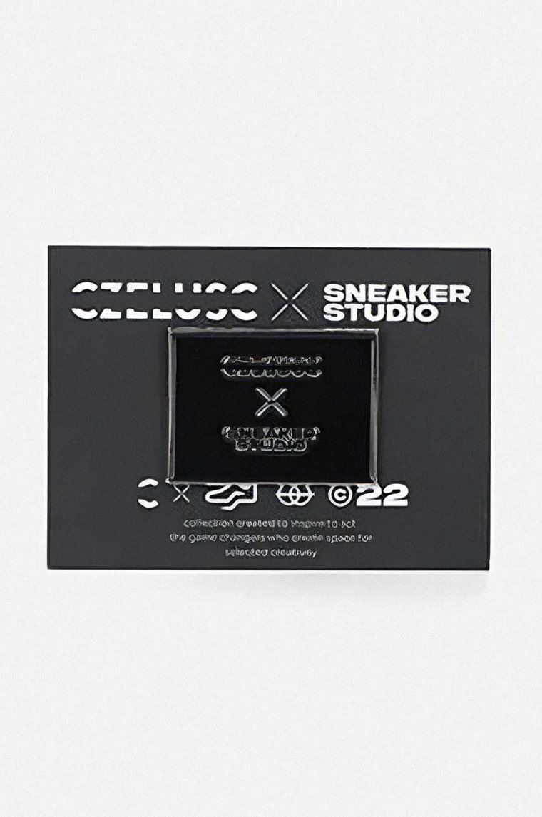 SneakerStudio przypinka x Czeluść PIN.COLLAB.SSXCZ-CZARNY