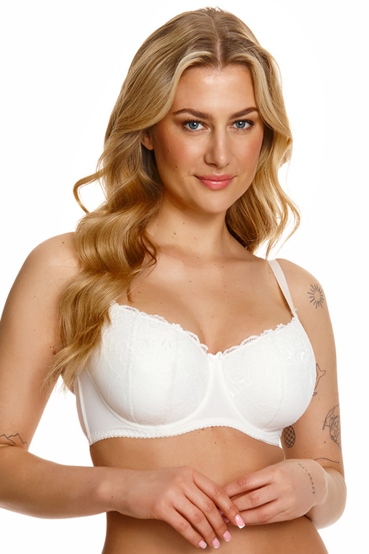 Plus Size Bra with Large Soft Cups and Ferretti - Krisline POLA