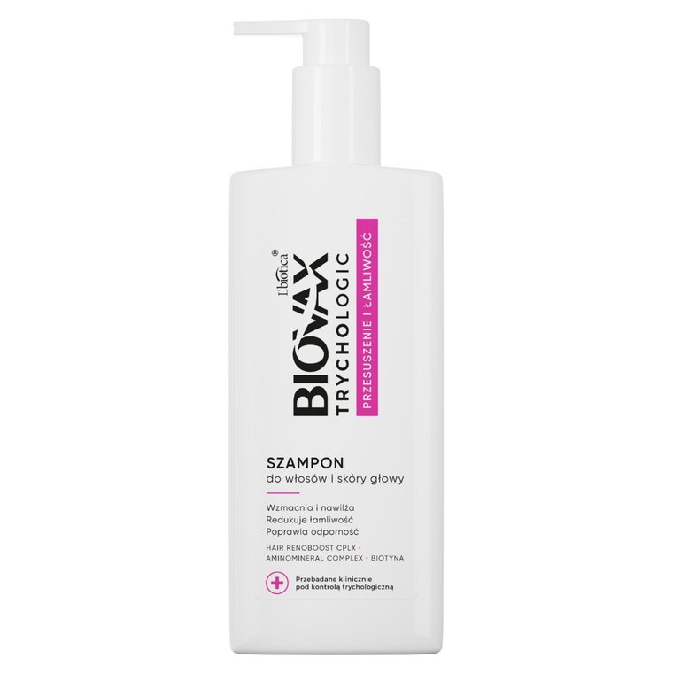 L`biotica Biovax Trychologic, Przesuszenie i Łamliwość szampon do włosów i skóry głowy, 200ml