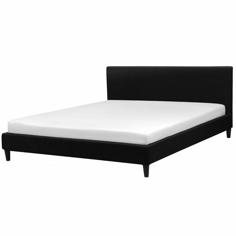 Łóżko czarne tapicerowane 180 x 200 cm Danimarca BLmeble kod: 4260602375432