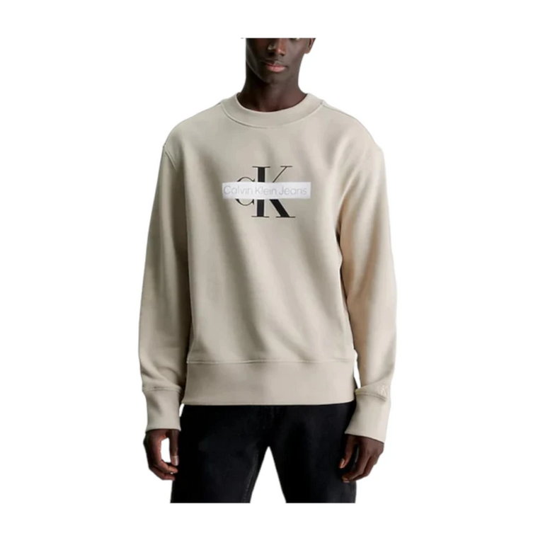 Stencil Crew Sweatshirt Calvin Klein