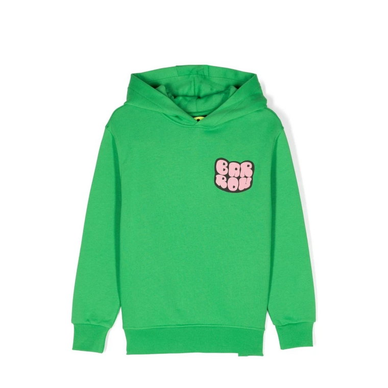 Zielony Dziecięcy Hoodie z Nadrukiem Balonu Barrow