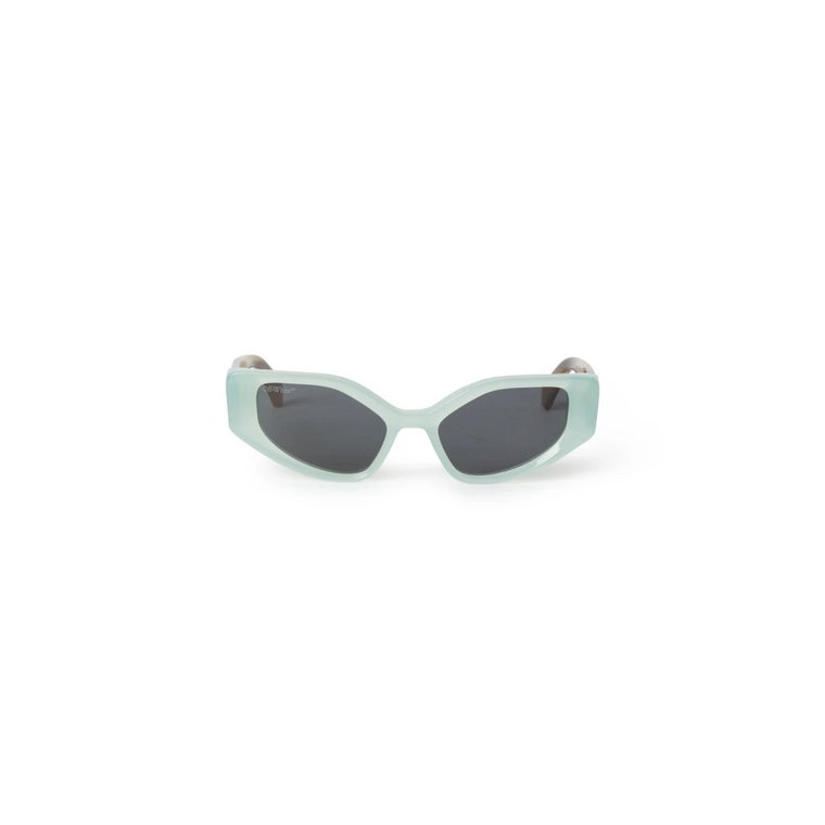Niebieskie okulary przeciwsłoneczne Memphis dla kobiet Off White