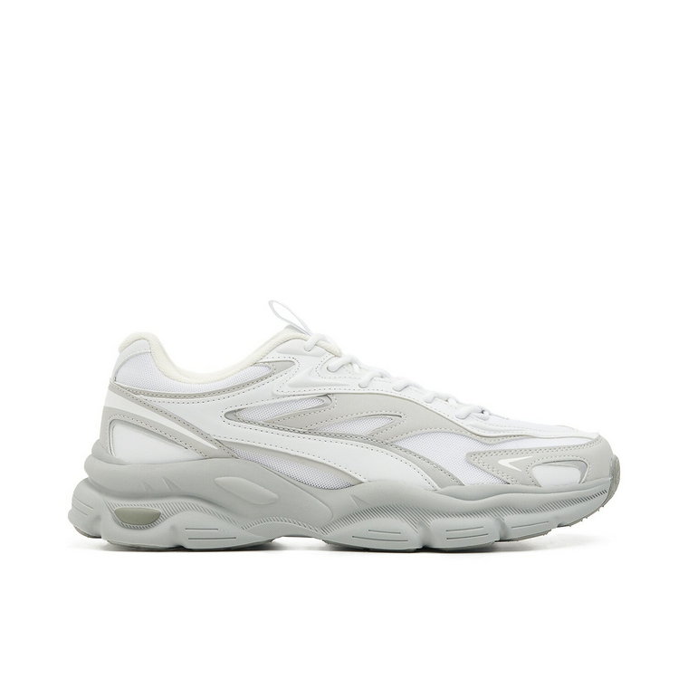Cropp - Białe sneakersy z efektem reflective - biały