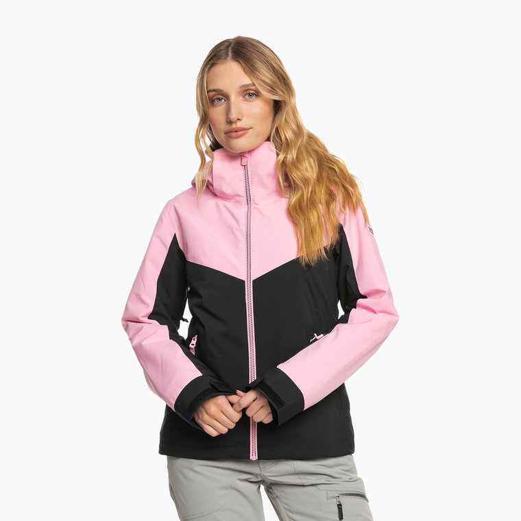 Kurtka snowboardowa damska ROXY Free Jet Block pink frosting