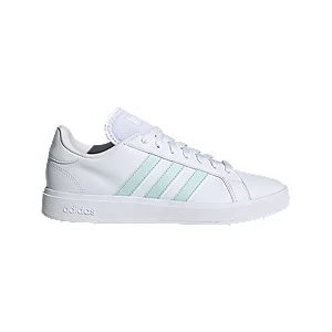 Białe sneakersy adidas grand court base 2.0 - Damskie - Kolor: Białe - Rozmiar: 41 1/3