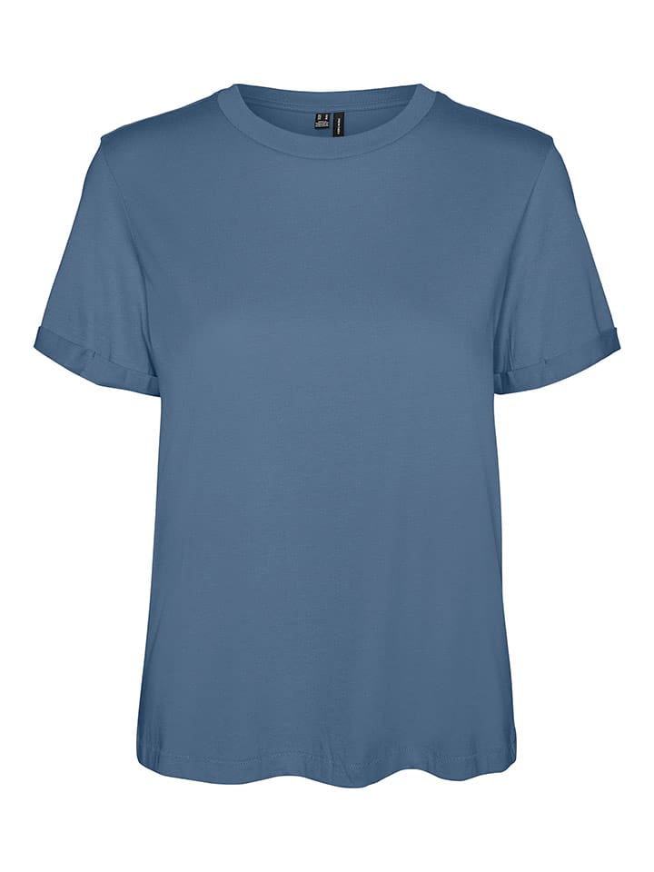 Vero Moda Koszulka "Paula" w kolorze niebieskim