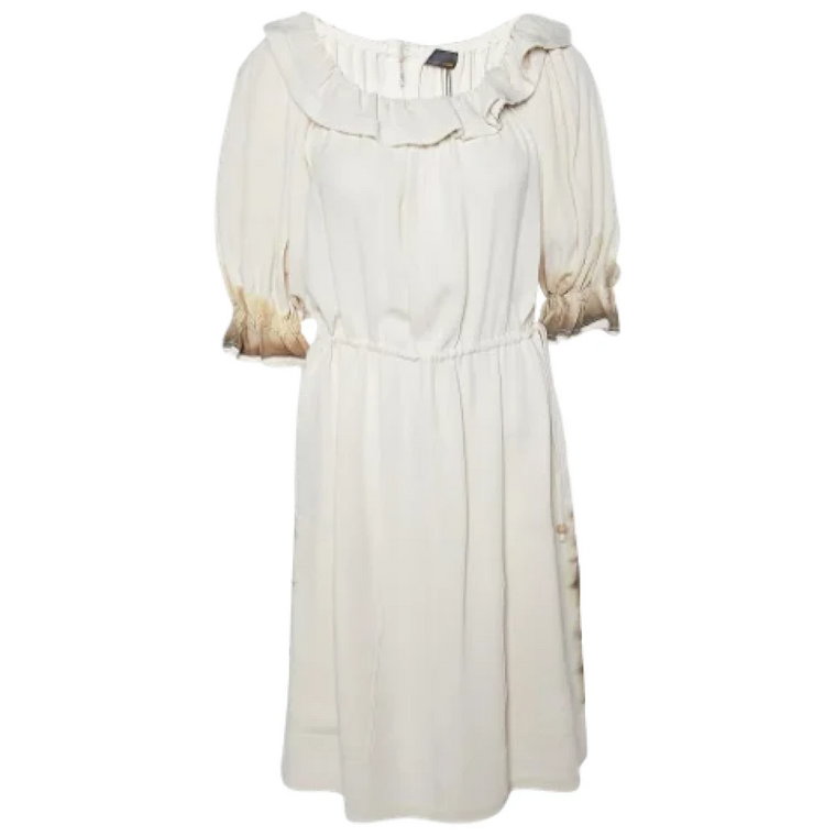 Pre-owned Silk dresses Fendi Vintage