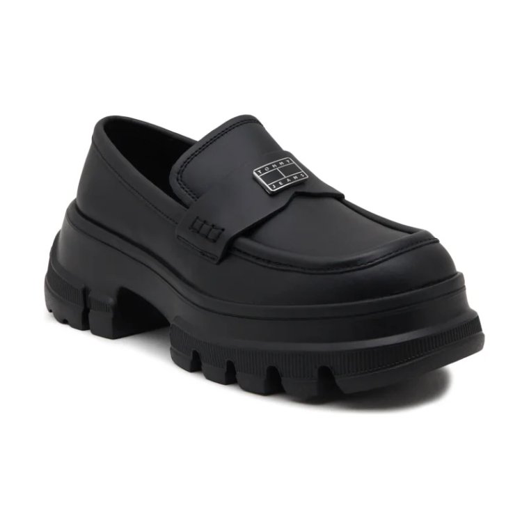 Tommy Jeans Skórzane loafersy CHUNKY