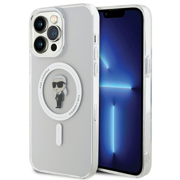 Karl Lagerfeld KLHMP15XHFCKNOT iPhone 15 Pro Max 6.7" transparent hardcase IML Ikonik MagSafe