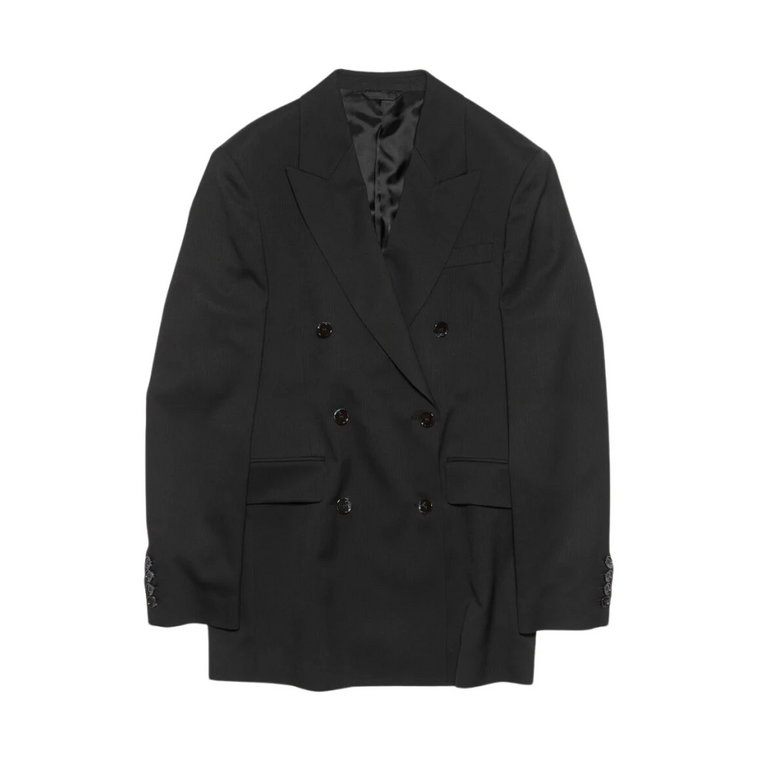 Czarny Garnitur Fn-Wn-Suit000501 Acne Studios