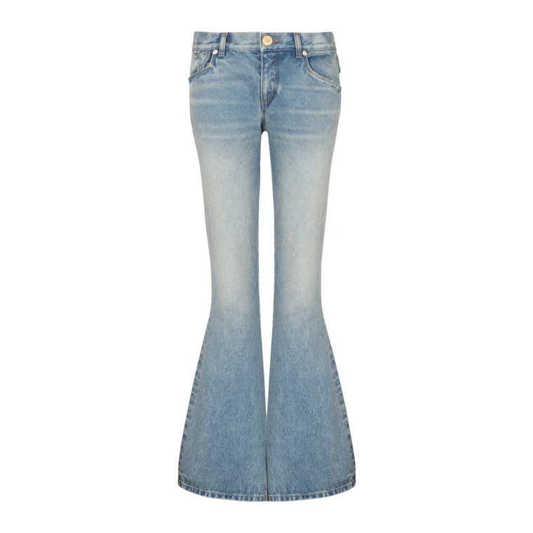 Western bootcut denim jeans Balmain