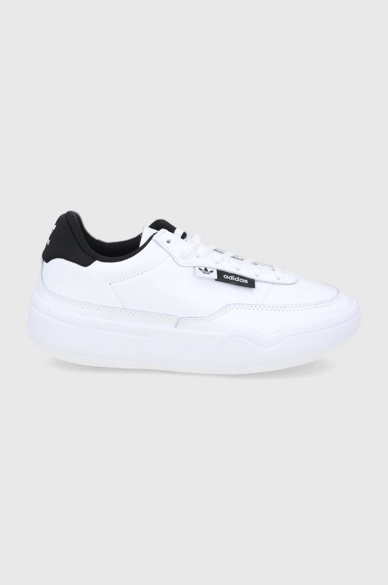 adidas Originals buty skórzane Her Court GW5364 kolor biały