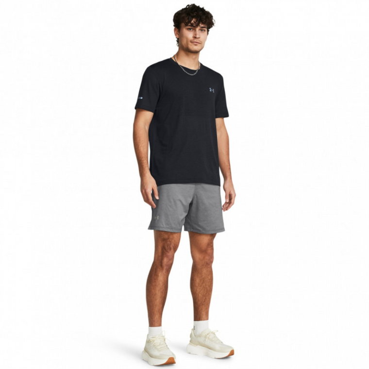 Męskie spodenki do biegania Under Armour UA Launch Pro 7'' Hthr Shorts - szare