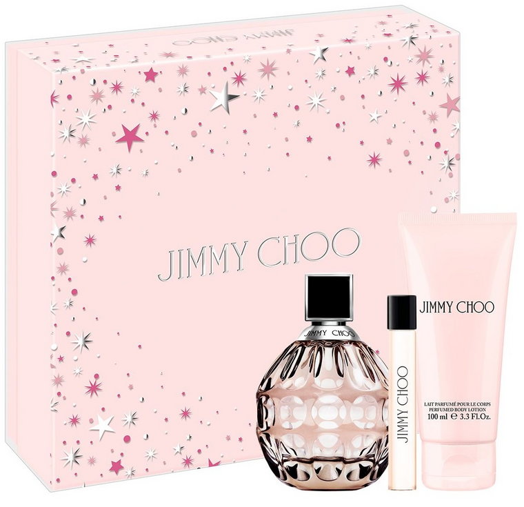 Zestaw prezentowy damski Jimmy Choo Perfumy damskie w sprayu 100 ml, 3 elementy (3386460139809). Perfumy damskie