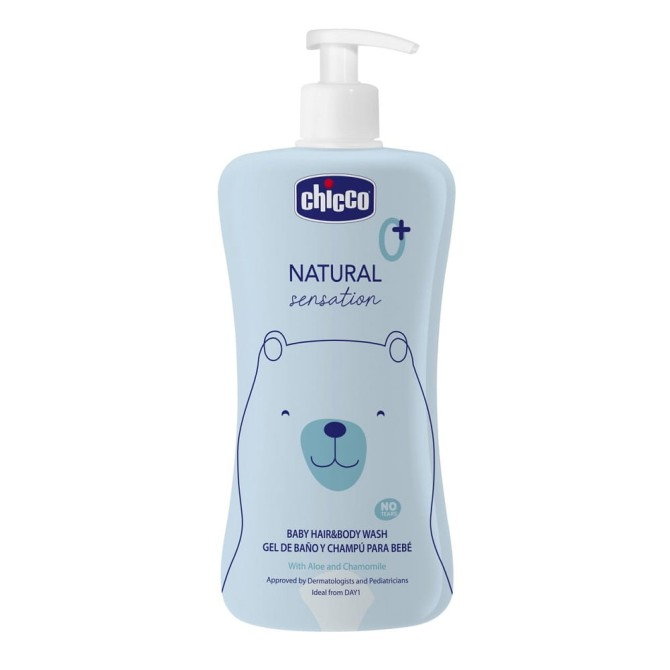 Chicco Natural Sensation płyn do mycia ciała i włosów 0m+ 500ml