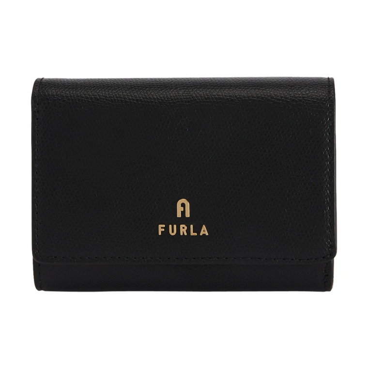 Kompaktowy portfel skórzany z klapką Furla