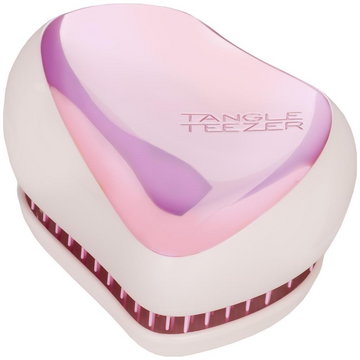 Tangle Teezer Compact Styler Holographic Pink holograficzna, kompaktowa szczotka do włosów ułatwiająca rozczesywanie