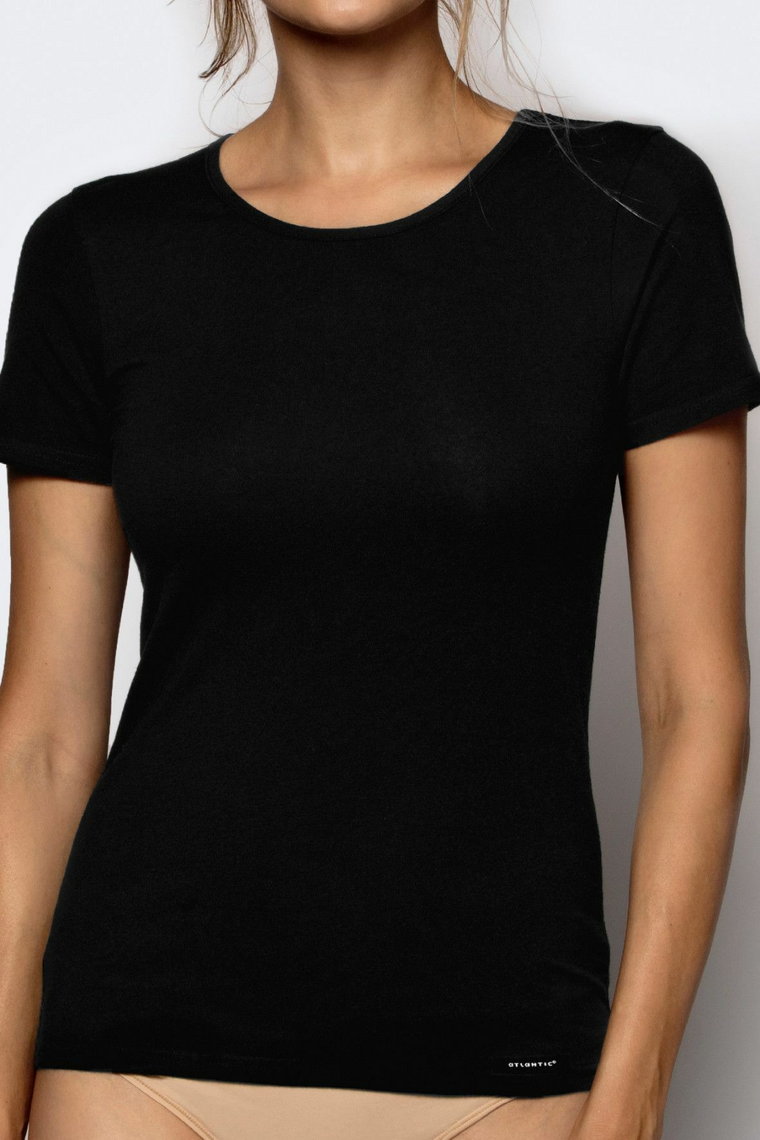 Koszulka damska czarna Atlantic