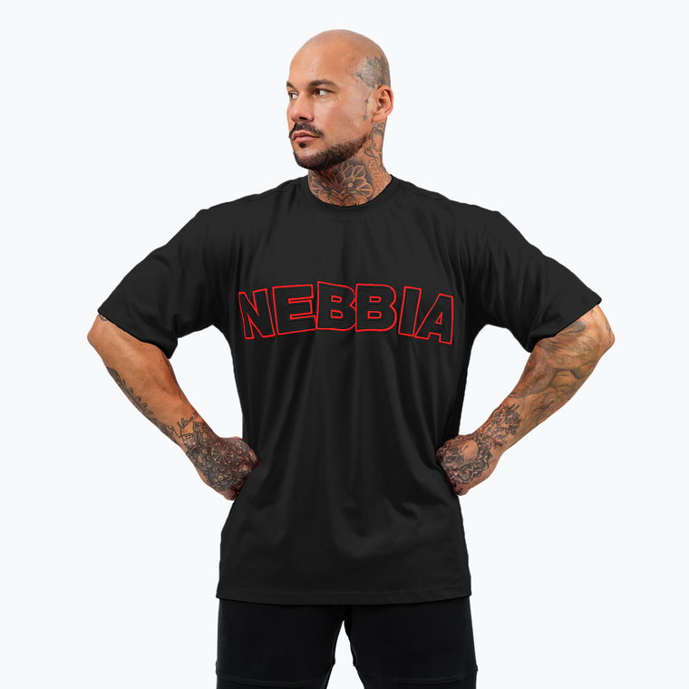 Koszulka męska NEBBIA Legacy black | WYSYŁKA W 24H | 30 DNI NA ZWROT
