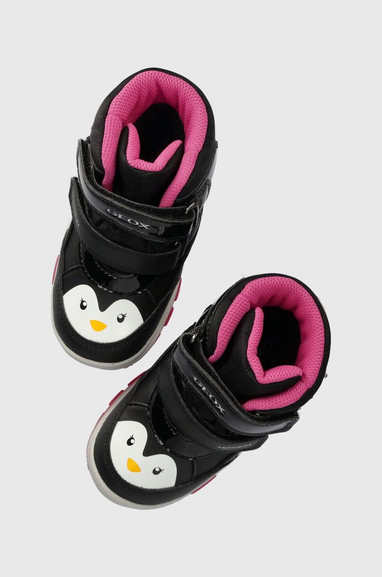 Geox buty zimowe dziecięce B363WA 054FU B FLANFIL B ABX kolor czarny