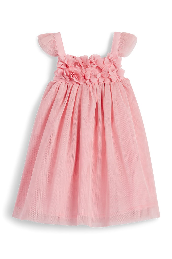 C&A Sukienka niemowlęca-na podszewce, Różowy, Rozmiar: 80