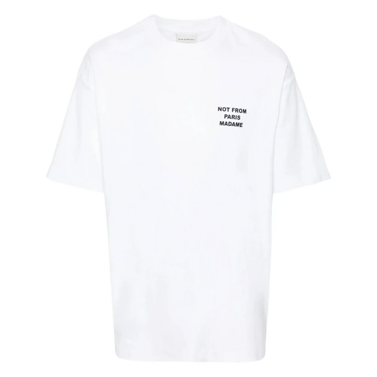 Slogan Optic White T-shirty i Pola Drole de Monsieur