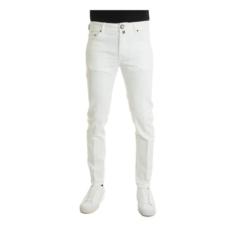 Slim-Fit 5 Kieszeń Jeansy z Denimu Jacob Cohën