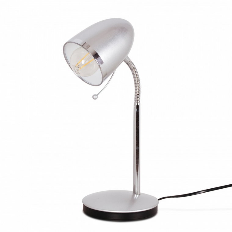 Lampka biurkowa k-mt-200 srebrny z serii kajtek kod: K-MT-200 SREBRNY