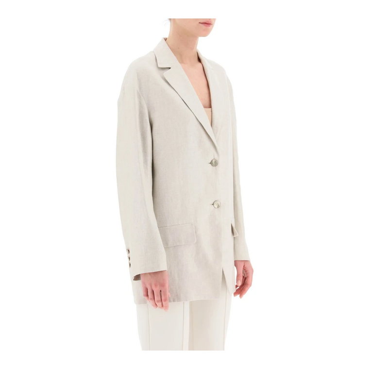 Agnona linen blazer Agnona