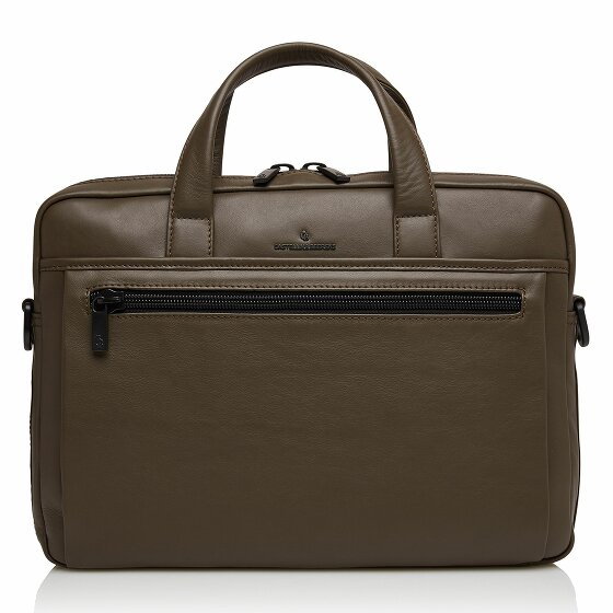 Castelijn & Beerens Nappa X Echo Briefcase RFID Leather 41 cm Komora na laptopa dark